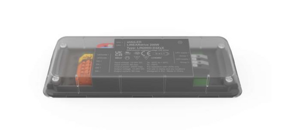 200D-D2Z2C eldoLED LINEARdrive Programmable Constant Voltage LED Driver - 200W DALI DC-powered