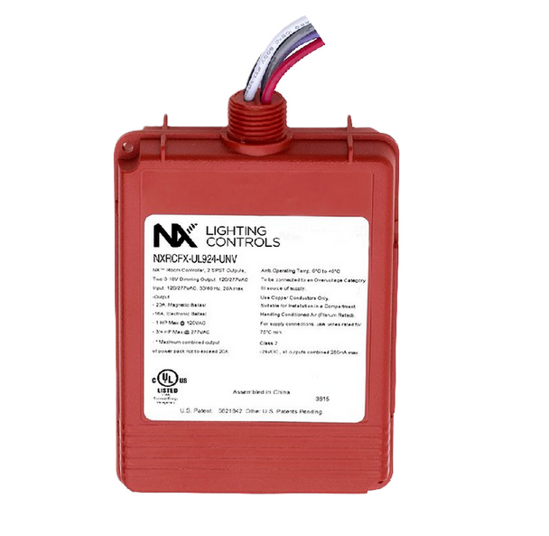 NXRCFX-UL924-UNV NX Lighting Controls (Hubbell) UL924 Automatic Load Control Relay
