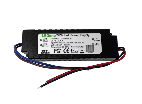 LOD-054360120 LEDone Constant Current LED Driver - 54W 1200mA