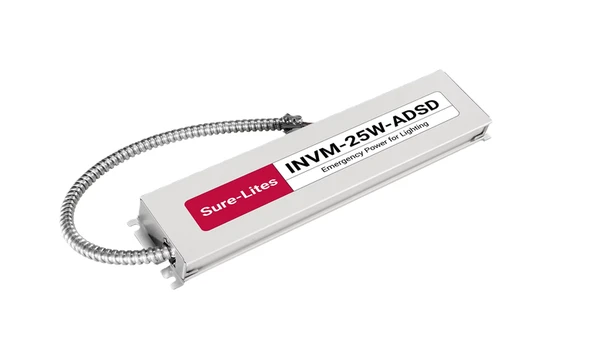 INVM-25W-ADSD Cooper Sure-Lites Emergency Micro Inverter - 25W Auto-Dim Self-Diagnostic