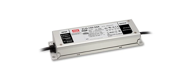 ELG-150 Series Mean Well Constant Voltage + Constant Current LED Driver - 150W 12/24/36/42/48/54V