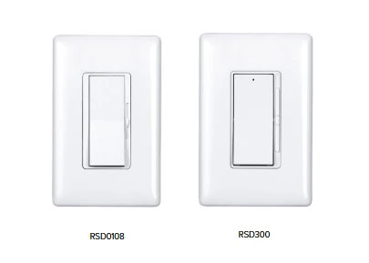RSD300-120 / RSD0108 Current (HLI) NX Lighting Controls - Rocker Slide Dimmer Wallbox
