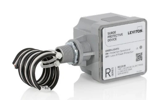 R2120-B Leviton Type 1 or 2 Surge Protection Device (SPD) - 120/240V Split-phase