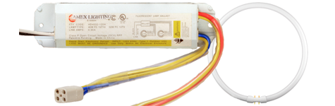 Circline Fluorescent T5, T9 Ballasts and Lamps