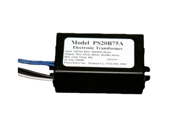 PowerSelect PS20B75A 20W to 75W Electronic Low Voltage Transformer