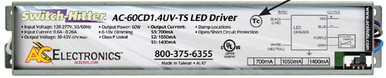 AC-60CD1.4UV-TS ACE LEDS Switch Hitter LED Driver | Field Select 60W ...