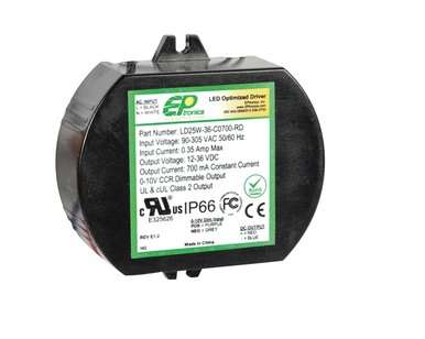 LD25W-36-C0700-RD EPtronics LED Driver | 25W 700mA Dimmable