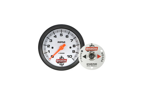 QuickCar Legend 3-3/8" Tach w/ Remote Recall