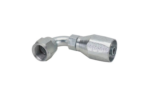 Steel Fitting for Aeroquip FC300 High Pressure Hose, 90 Degree