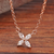 18K Petal Marquise Cut Diamond Necklace