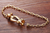 18K Horseshoe Chain Bracelet with Diamond
