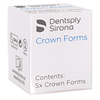 Crown Forms, Clear, Celluloid. 5/Pack. A2, Extra Large, Left Lateral