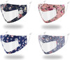 Washable Face Mask with Clear Window and Adjustable Strap