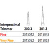 Two Striper Diamond Interproximal Trimmer 200.3 Very Fine 5/Pk