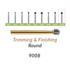 Carbide Burs. FG-9008 T&F 30-blades Round. 10 pcs.