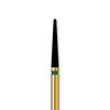 Alpen FG #856L.021 Coarse Grit, Long Round End Taper Diamond Bur. Package of 5