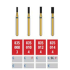 Alpen FG #835.010 SS (Short Shank) Coarse Grit, Flat End Cylinder Diamond Bur