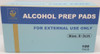 Infection ControlSterile 70% Alcohol Prep Pad (2-Ply, 200/Box)