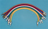 Super White plastic chain with nickel plated clips, package of 3 bib holders