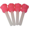 House Brand Pink T-Style Mixing Tips, Medium 5.4 mm, 48/Pk. Shorter T-Style