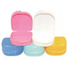 House Brand Retainer Box, Assorted Colors 3.25'W x 3.3'L x 1.75'H, Pack of 12