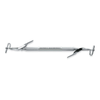 House Brand Double end amalgam carrier with medium and large stainless steel tips