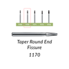 Carbide Burs. FG-1170 Taper Round End Fissure. 10 pcs.