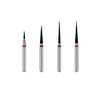 House Brand FG 858.010 Super Fine, Needle, Single Use Diamond Bur, 10/Pk