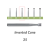 Carbide Burs. FG-35 Inverted Cone. Clinic Pack of 100/bag
