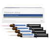 Maxcem Elite Bulk Pack, Clear, 4x 5g Syringes & 40 Assorted Tips