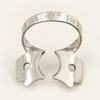 Ivory Clamps #7 Winged Flat Jawed, General Purpose, Lower Molar Metal Rubber