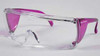 End-Fog Eyewear - Purple Frames with Clear Lens, Extra anti-fog coating sets