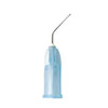 Pulpdent 25 ga x 1/2' Pre-Bent Dispenser Tips, Light Blue 50/Pk. Use