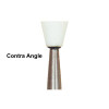 Dura-White IC4 inverted cone CA (contra angle), 12/pk, aluminum oxide finishing