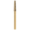 Great White Z FG #856.018 Fine, Round End Taper Zirconia Bur 5/Pack