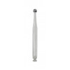 SS White RA #4 round carbide bur for slow speed latch, pack of 10 burs