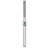 Piranha Diamonds FG #837.012 Coarse Grit, Long Flat End Cylinder, Single Use