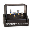 Jazz Polishers Supreme Assorted Kit with Bur Block. Autoclavable