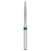Revelation FG #863.012 Coarse Grit, Flame Shaped Diamond Bur. Package of 5 Burs