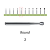 Carbide Burs. RA-3 OS Round. 10 pcs.