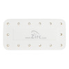 Zirc 14 Hole White, Magnetic Bur Block with Microban