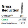 Two Striper Diamond St11 Crown Cut Coarse 5/Pk (Inlay/Onlay)