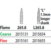 Two Striper Diamond 265.8 Flame Coarse 5/Pk