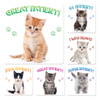 Kids Stickers Kitten Patient 100/Box
