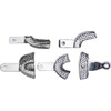 Stainless Steel Partial Impression Trays, Perforated, Upper Left/Lower Right