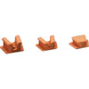 Mouth Props, Sterilizable Silicone, Large, 2/Box, Brown