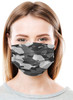 Infection ControlDaily Protective Camo Black Ear Loop Masks 20/Box