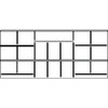 Pocket X-Ray Mounts Clear Pocket, 12H-6V, 100/Pkg.