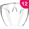 Infection ControlRevolutionary High Transparency Anti Fog Face Shield - Bulk Package of 12