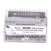 Self-Threading Pin System Link Complete Kit, Regular Single Gold
